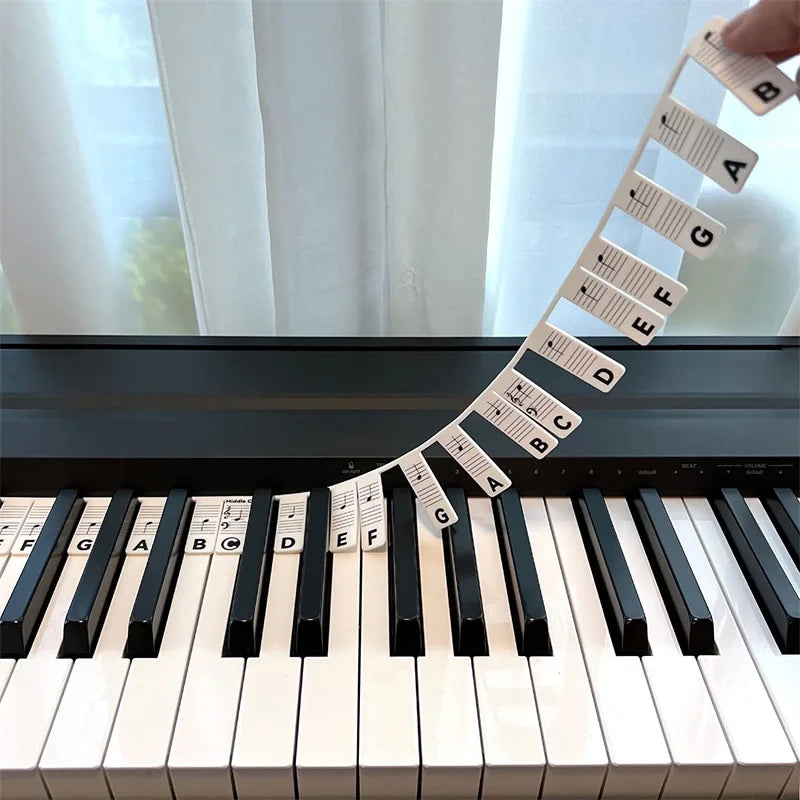 KeyboardLabel – Aftagelige silikonenoder til klaver og keyboard