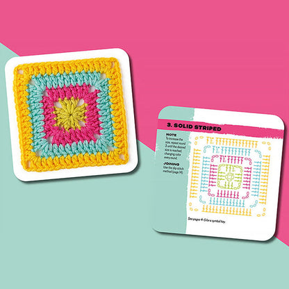 CrochetCards: Guide til Hæklede Firkanter - Komplet Kortspil