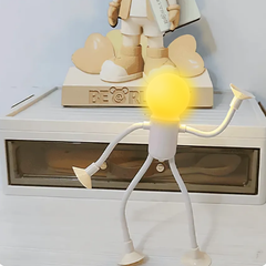 Ledsen™ FigureLamp 1+1 GRATIS: Natlampe med Blødt Lys og Fleksibel Figur