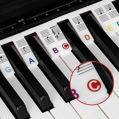 KeyboardLabel – Aftagelige silikonenoder til klaver og keyboard