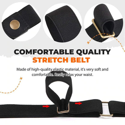 Icone™ ElasticBelt 1+1 GRATIS: Spændeløse Usynlige Elastiske Bælter