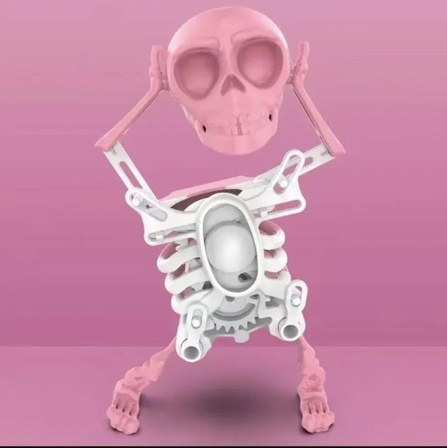 3D-printet dansende skeletfigur – vugger fra side til side