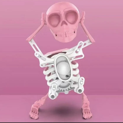 3D-printet dansende skeletfigur – vugger fra side til side