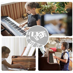 KeyboardLabel – Aftagelige silikonenoder til klaver og keyboard