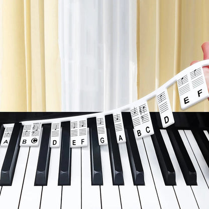 KeyboardLabel – Aftagelige silikonenoder til klaver og keyboard
