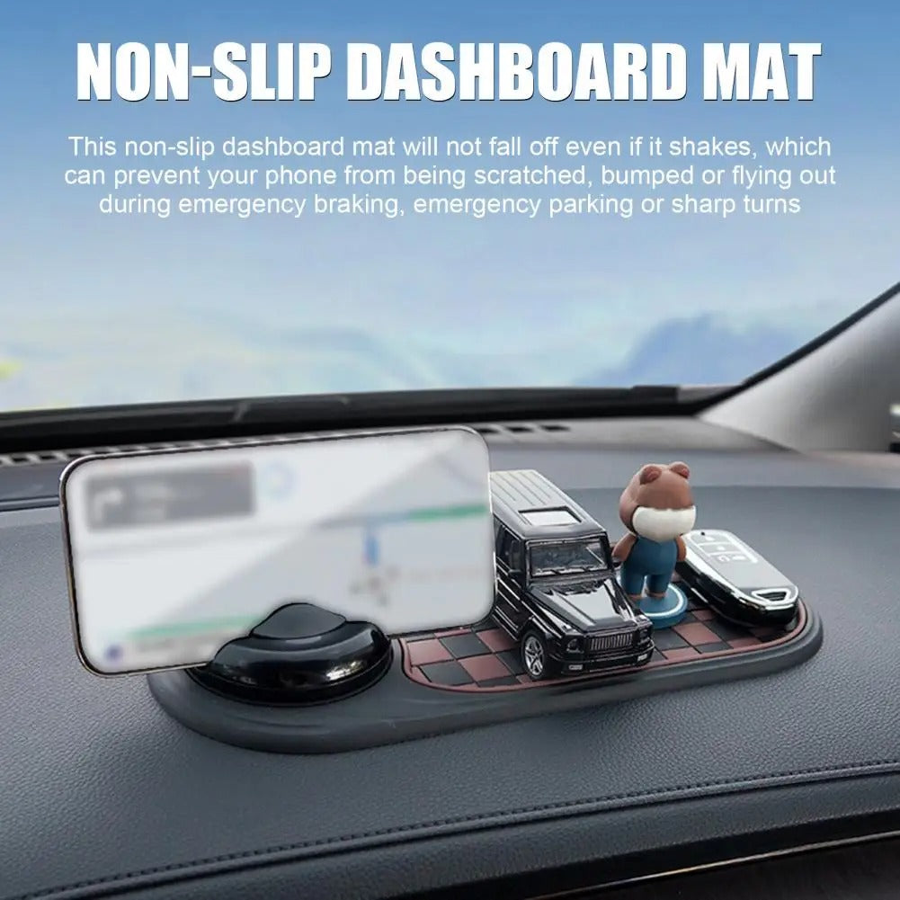 Holder360° DashboardMat 1+1 GRATIS: Universel Antiskrid Instrumentbræt Telefonholder Måtte