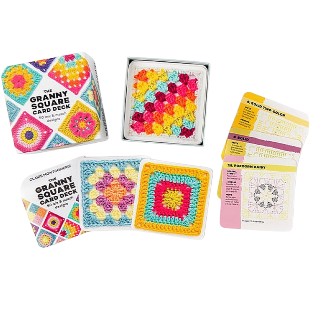 CrochetCards: Guide til Hæklede Firkanter - Komplet Kortspil