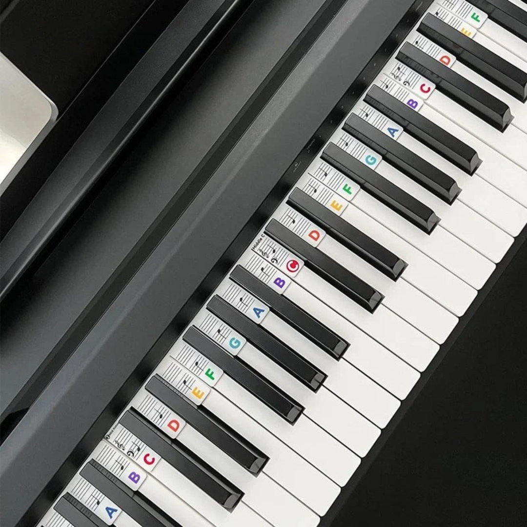 KeyboardLabel – Aftagelige silikonenoder til klaver og keyboard